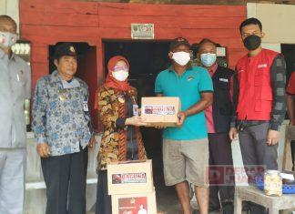 Hujan Deras dan Angin Kencang Landa Kebumen, Baguna PDI Perjuangan Gerak Cepat Bantu Korban