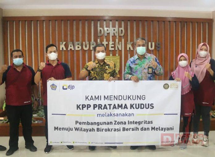 Jalin Sinergi Bersama KPP Pratama Kudus, Masan; Tingkatkan Layanan Publik Bebas Korupsi