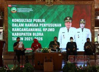 Ketua DPRD Blora Hadiri Forum Konsultasi Publik Ranwal RPJMD 2021-2026