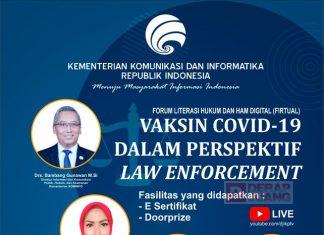 Komunitas Juang Kota Pekalongan Ikuti Forum Virtual Vaksin Covid-19