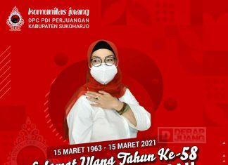 KJ Sukoharjo Ucapkan Selamat HUT Kepada Bupati Etik Suryani