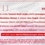 Lomba Tanaman Buah Langka