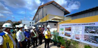 Mas Gibran Tinjau Pembangunan Pasar Legi