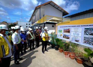 Mas Gibran Tinjau Pembangunan Pasar Legi