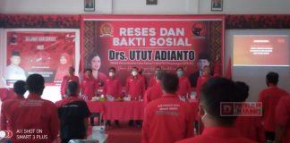 Masa Reses, Drs. Utut Adianto Lakukan Bakti Sosial