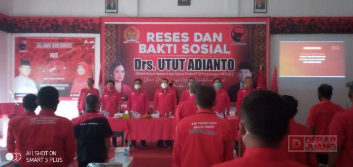 Masa Reses, Drs. Utut Adianto Lakukan Bakti Sosial
