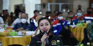 Paramitha Minta Dirut Pertamina Utamakan Masyarakat Korban Kebakaran