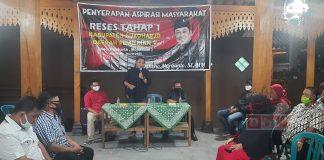 Melalui Reses, Dahono Mensosialisakan Vaksinasi dan Evaluasi Pilkada