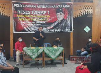 Melalui Reses, Dahono Mensosialisakan Vaksinasi dan Evaluasi Pilkada