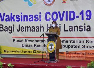 Meski Belum ada Kepastian Berangkat, Calon Jemaah Haji Sukoharjo Diberikan Vaksin