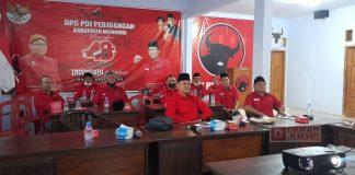 DPC PDI Perjuangan Wonogiri Ikuti Rapat Virtual Persiapan Rakernas II