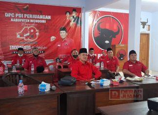 DPC PDI Perjuangan Wonogiri Ikuti Rapat Virtual Persiapan Rakernas II