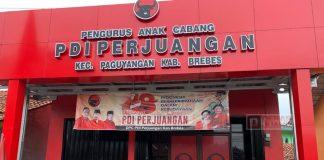 Bangun Kantor Partai, PAC Paguyangan Panaskan Mesin Partai