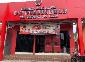 Bangun Kantor Partai, PAC Paguyangan Panaskan Mesin Partai