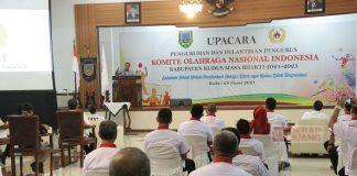 Pelantikan KONI Kudus, Masan: Semoga Dapat Menuai Prestasi Gemilang