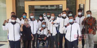 Penuh Asa, Slamet Lepas Kontingen NPCI Demak ke Selekda Solo