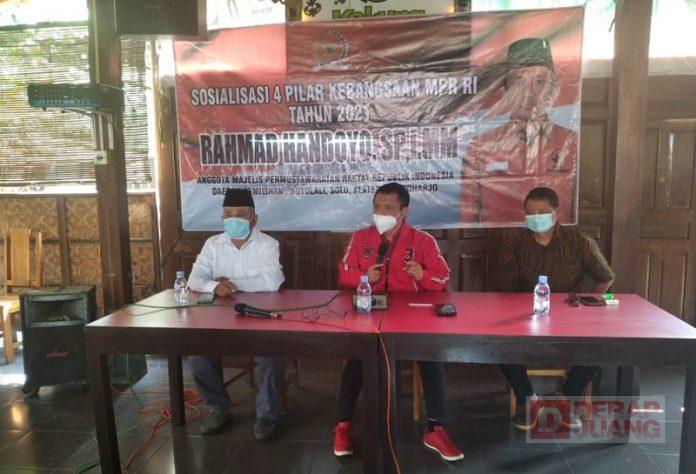 Rahmad Handoyo Gelar Sosialisasi 4 Pilar Kebangsaan MPR RI