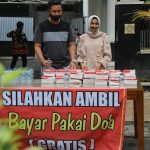 Rayakan Ulang Tahun, Istri Ketua DPRD Klaten Berbagi Makanan