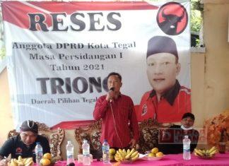 Reses Perdana di Masa Pandemi Covid-19, Mas Triono Ajak Konstituen untuk Tetap Patuhi Protokol Kesehatan