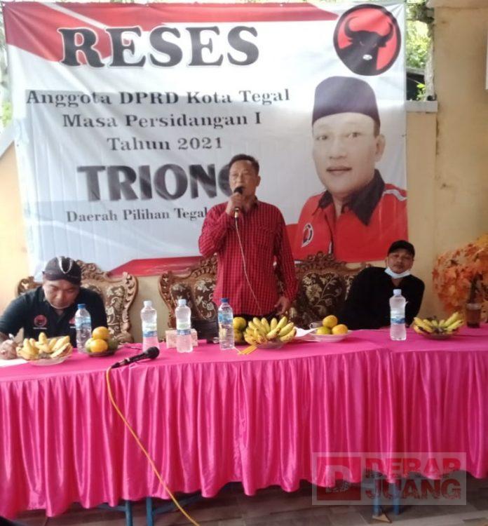 Reses Perdana di Masa Pandemi Covid-19, Mas Triono Ajak Konstituen untuk Tetap Patuhi Protokol Kesehatan