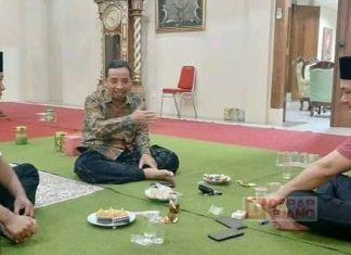 Ridwan Ngobrol Gayeng bersama Bupati Hafidz dan Ketua PWI Rembang