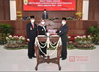 Sertijab Bupati,Etik Suryani: Sinergitas Wujudkan Sukoharjo Lebih Makmur