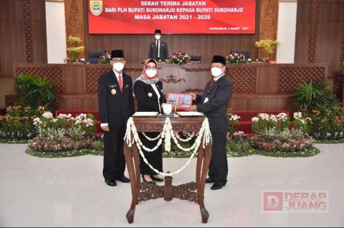 Sertijab Bupati,Etik Suryani Sinergitas Wujudkan Sukoharjo Lebih Makmur (2)