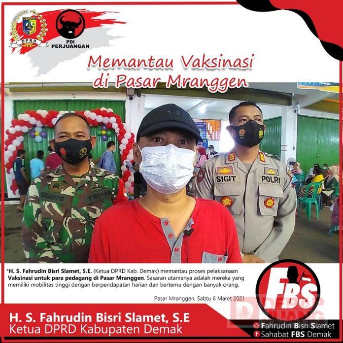 Slamet; Vaksinasi Harus Prioritaskan Masyarakat Berpendapatan Harian