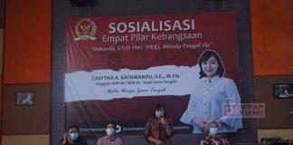 Sosialisasi 4 Pilar Kebangsaan Mbak Casytha