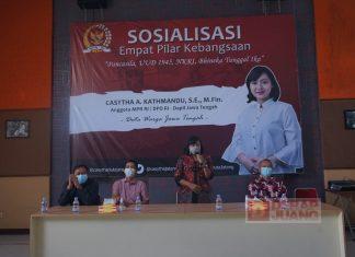 Sosialisasi 4 Pilar Kebangsaan Mbak Casytha