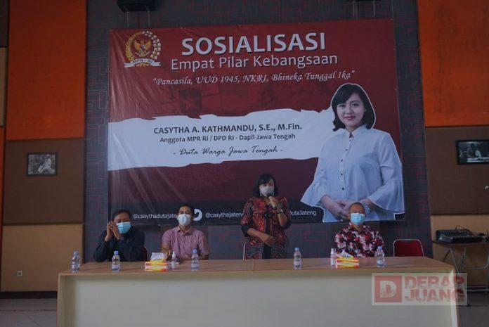 Sosialisasi 4 Pilar Kebangsaan Mbak Casytha