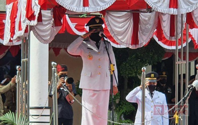 Sri Sumarni Pimpin Upacara Peringatan Hari Jadi Grobogan ke-295