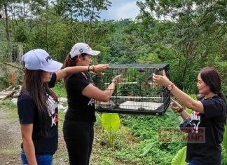 Stin Sahyutri Soekisno Lakukan Penyebaran Benih Ikan dan Pelepasan Burung Pipit