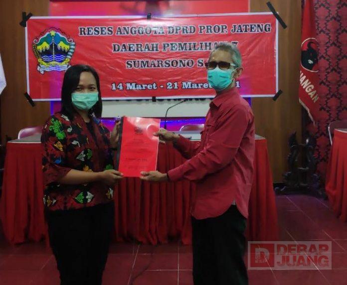 Sumarsono Gelar Reses Bersama KJ Sukoharjo