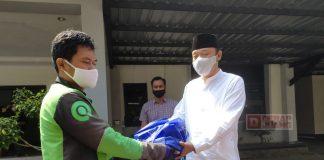 Bagus Selo Mendapat Kiriman Sembako dari Pengemudi Ojek Online