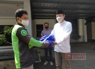 Bagus Selo Mendapat Kiriman Sembako dari Pengemudi Ojek Online