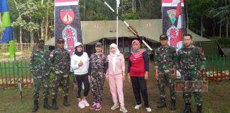 Bersama TNI, Lina Agustina Blusukan ke Kampung Bencana Tanah Bergerak di Kabupaten Tegal