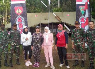 Bersama TNI, Lina Agustina Blusukan ke Kampung Bencana Tanah Bergerak di Kabupaten Tegal