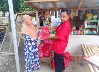 Budi Sapi Bagikan 300 Paket Sembako Kepada Anak Ranting di Kecamatan Bantarbolang