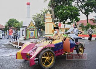 Bupati Kebumen Luncurkan Mobil Listrik Tenaga Surya Karya Siswa SMA Muhammadiyah Gombong