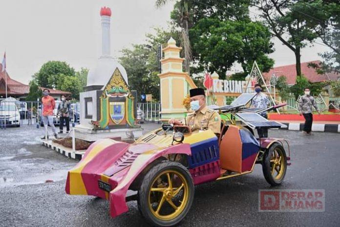 Bupati Kebumen Luncurkan Mobil Listrik Karya Anak SMA Muhammadiyah Gombong