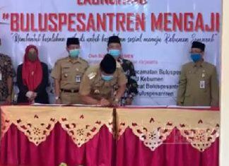 Bupati Kebumen Resmikan Program Buluspesantren Mengaji