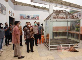 Bupati Tiwi Tinjau Sanggaluri Park yang Rusak Akibat Angin Kencang