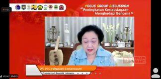 DPC PDI Perjuangan Kota Tegal, Ikuti Zoom Meeting Siaga Menghadapi Bencana