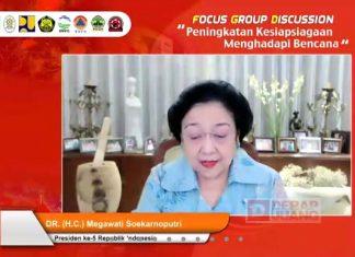 DPC PDI Perjuangan Kota Tegal, Ikuti Zoom Meeting Siaga Menghadapi Bencana