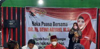 Dewi Aryani Laksanakan Buka Bersama Anggota Fraksi dan Pengurus DPC PDI Perjuangan Kota Tegal