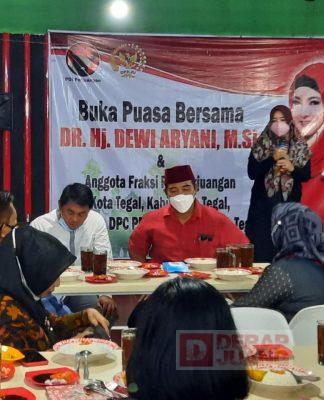 Dewi Aryani Laksanakan Buka Bersama Anggota Fraksi dan Pengurus DPC PDI Perjuangan Kota Tegal