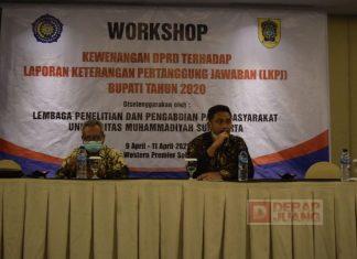 Hamenang Wajar Ismoyo Buka Workshop LKPJ Bupati Klaten Tahun 2020