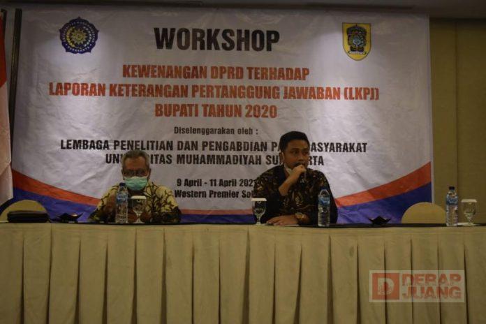 Hamenang Wajar Ismoyo Buka Workshop LKPJ Bupati Klaten Tahun 2020
