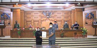 Hamenang Wajar Ismoyo Pimpin Rapat Penyampaian LKPJ Bupati Tahun 2020